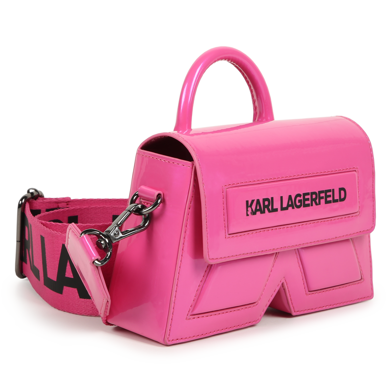 Shiny Textile Handbag KARL LAGERFELD KIDS 
                    GIRL