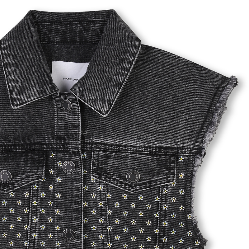 Sleeveless denim jacket THE MARC JACOBS 
                    GIRL