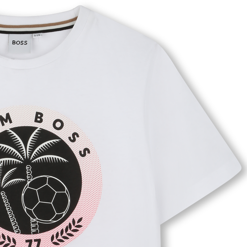 Short-sleeved cotton T-shirt BOSS 
                    BOY