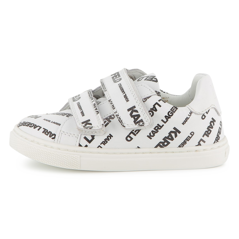 Leather Velcro sneakers KARL LAGERFELD KIDS 
                    UNISEX