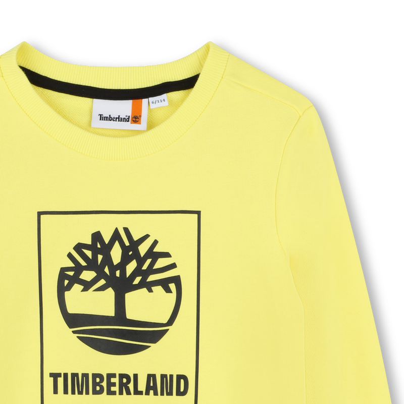 Printed Fleece Sweatshirt TIMBERLAND 
                    BOY