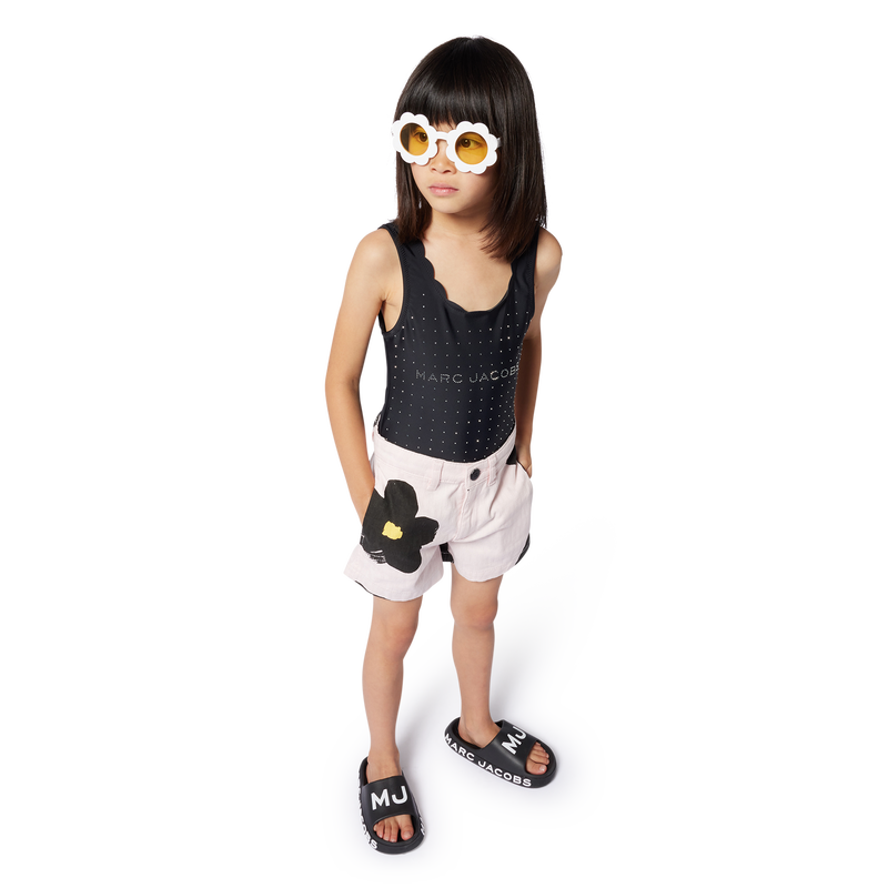 Printed cotton shorts THE MARC JACOBS 
                    GIRL