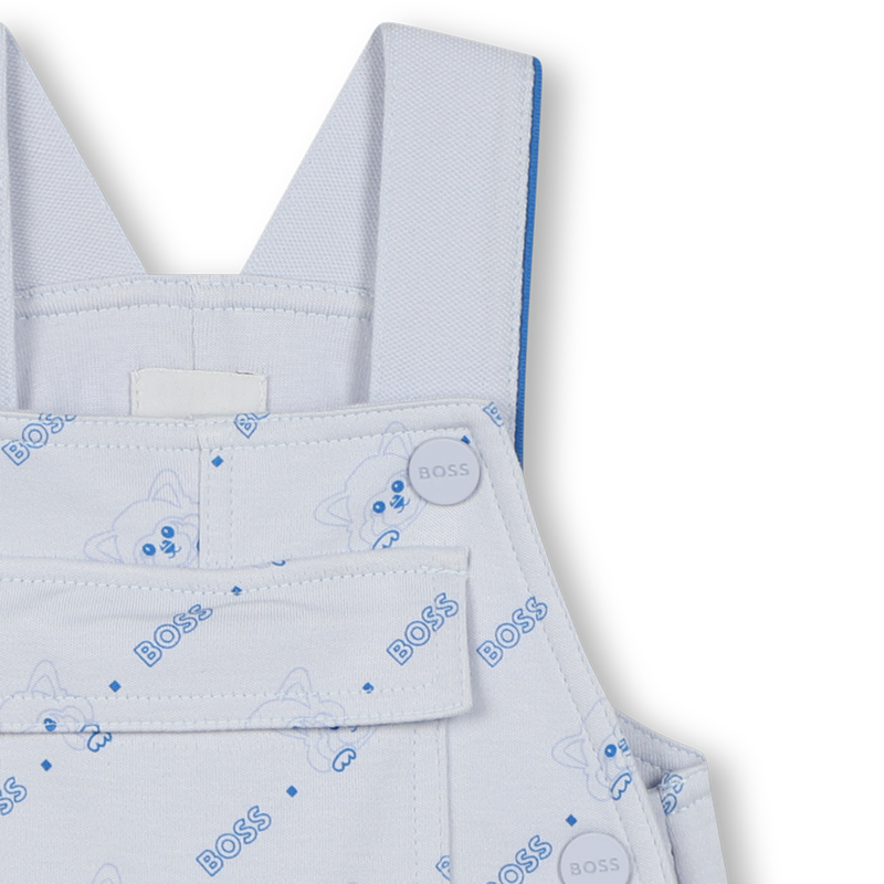 Panda-print short overalls BOSS 
                    BOY