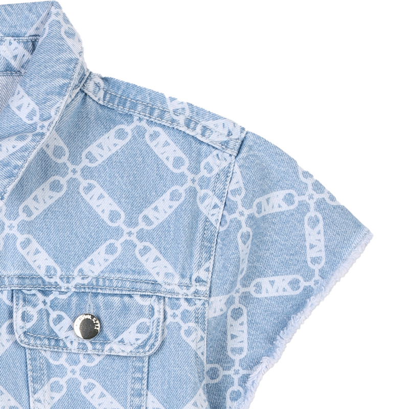 Short-sleeved denim jacket MICHAEL KORS 
                    GIRL