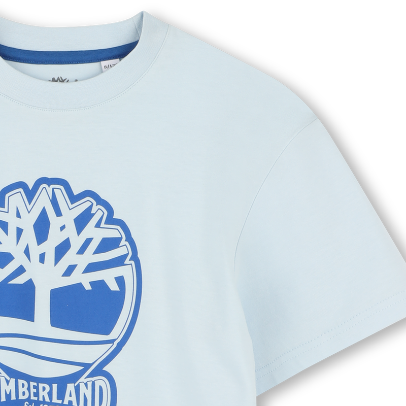 Two-tone T-shirt with logo TIMBERLAND 
                    BOY
