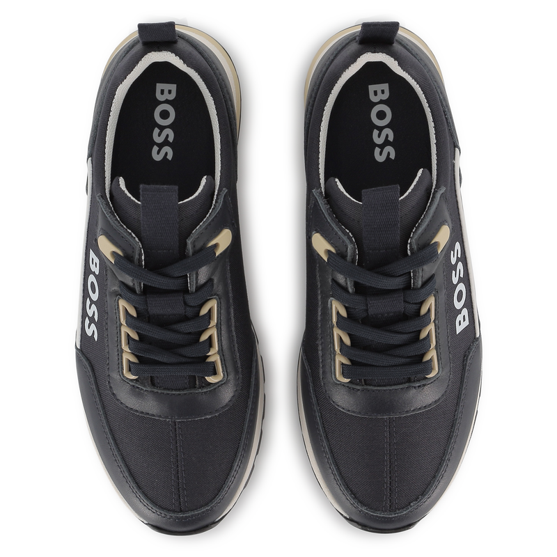 Two-tone lace-up sneakers BOSS 
                    BOY