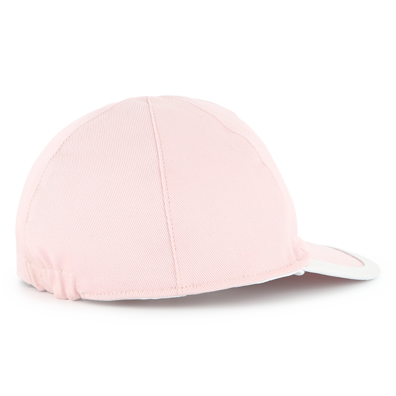 Reversible cotton cap KARL LAGERFELD KIDS 
                    GIRL