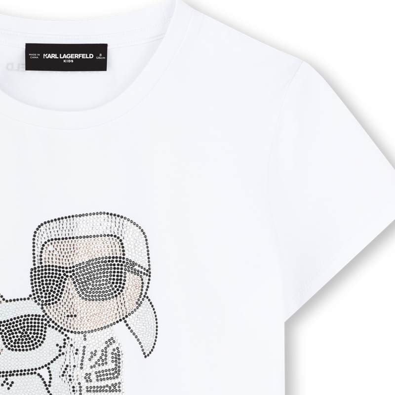 Short-sleeved T-shirt KARL LAGERFELD KIDS 
                    GIRL