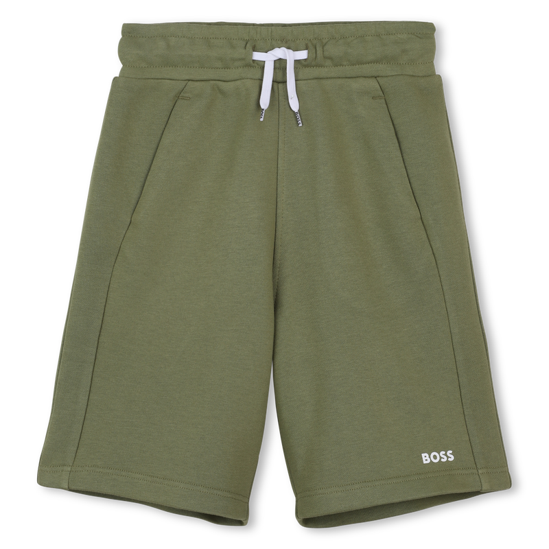 Plain fleece Bermuda shorts BOSS 
                    BOY