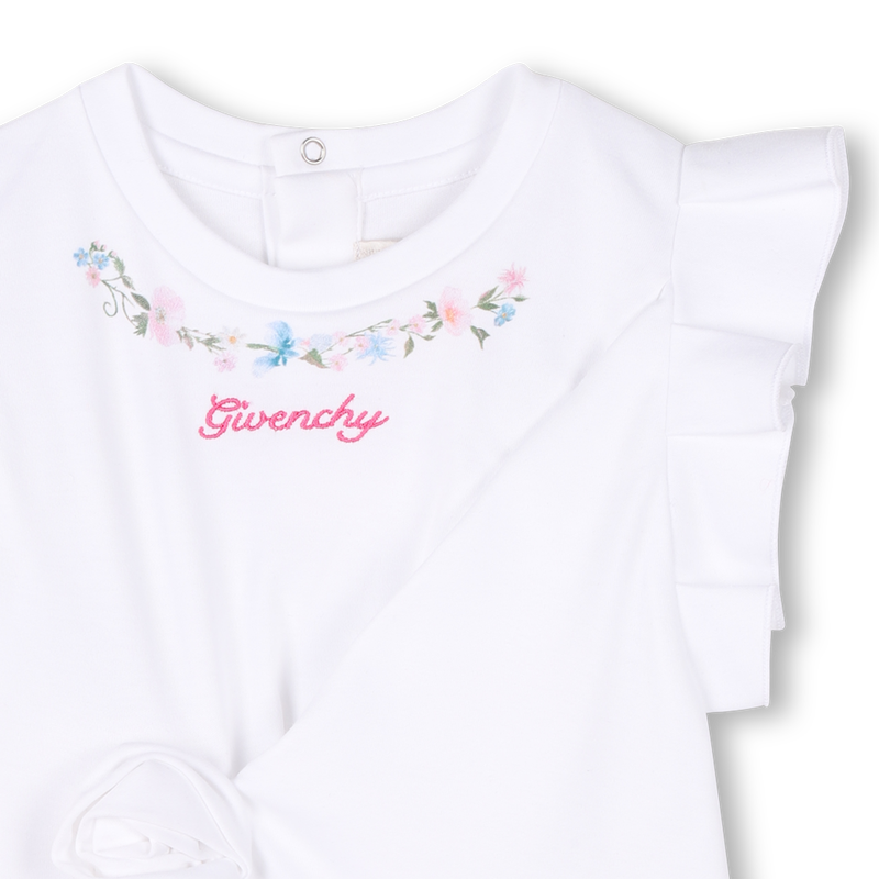Snap fastener cotton dress GIVENCHY 
                    GIRL