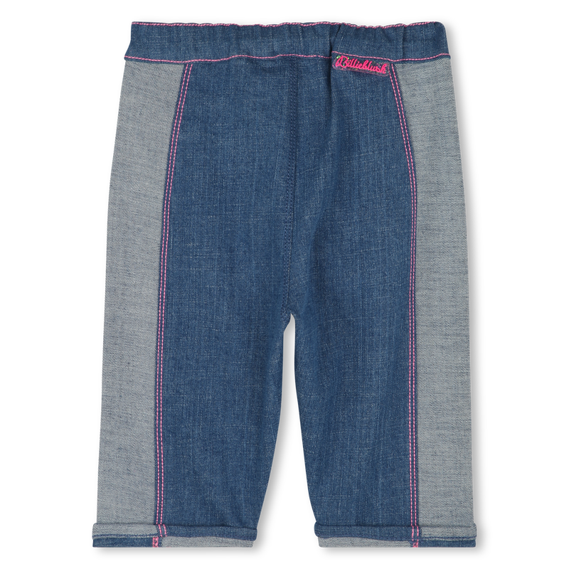 Cotton two-tone jeans BILLIEBLUSH 
                    GIRL