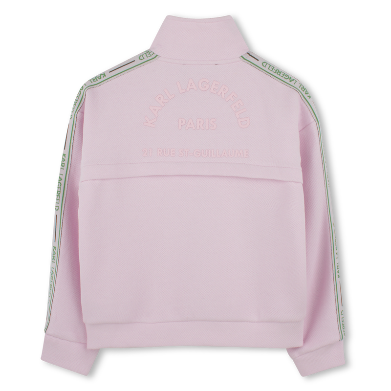 Elasticated-waist sweatshirt KARL LAGERFELD KIDS 
                    GIRL