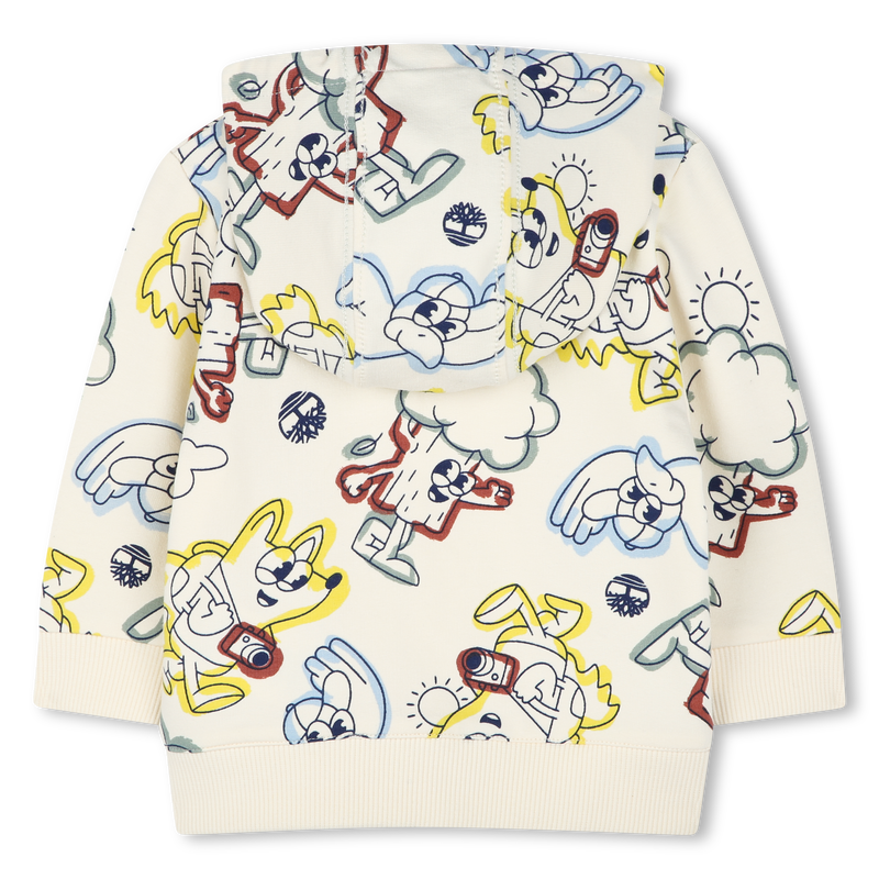 Hooded fleece cardigan TIMBERLAND 
                    BOY