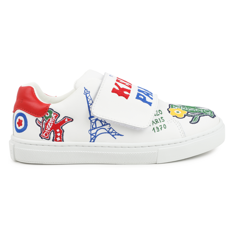 Leather Velcro Sneakers KENZO KIDS 
                    BOY