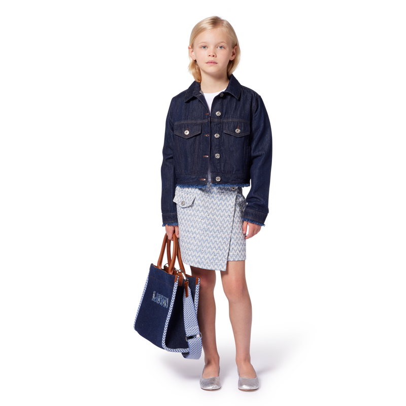 Tweed wraparound skirt LANVIN 
                    GIRL