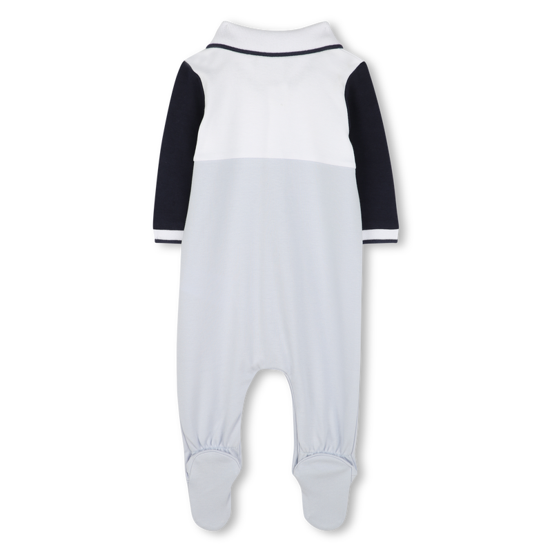 Tricolor polo-neck pajamas BOSS 
                    BOY