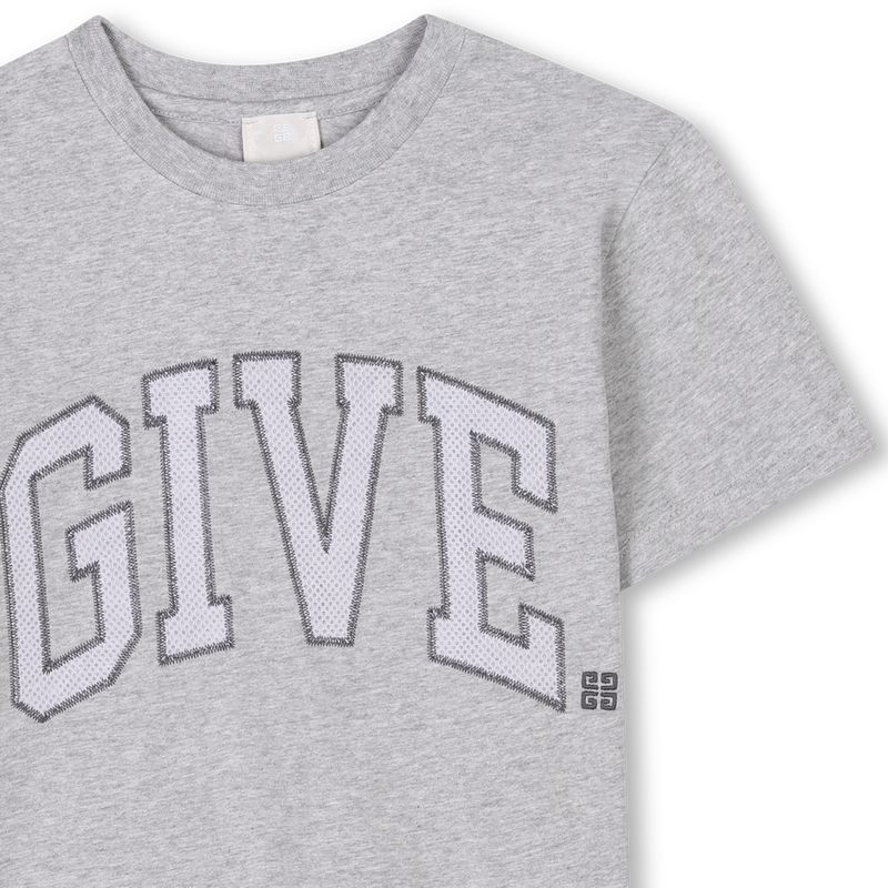 Embroidered T-shirt GIVENCHY 
                    BOY