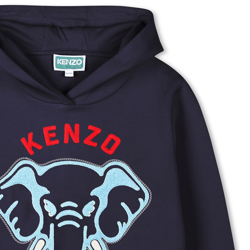 Hooded elephant sweatshirt KENZO KIDS 
                    BOY