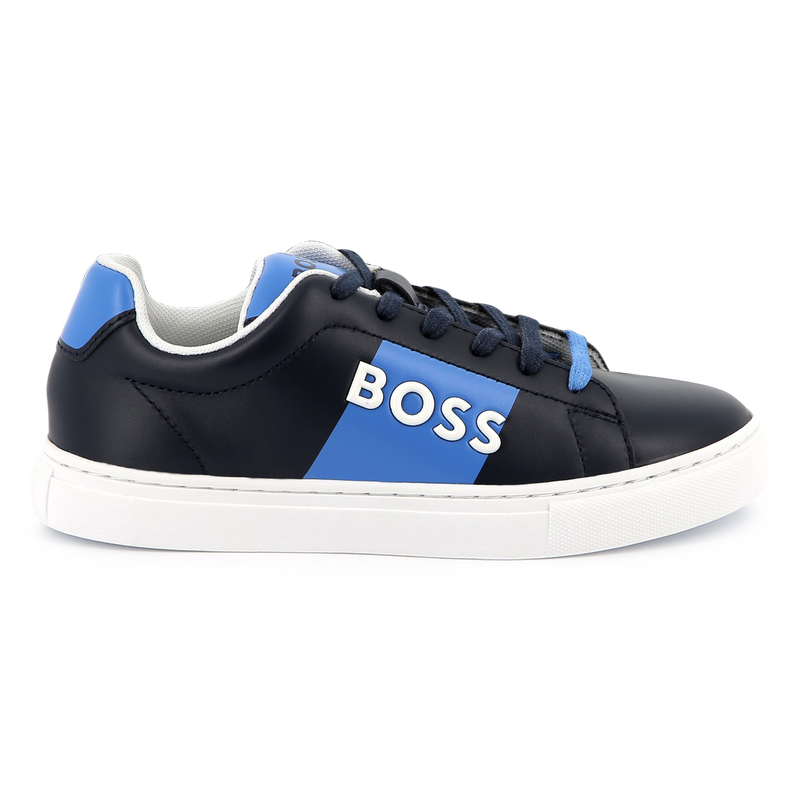Lace-up leather sneakers BOSS 
                    BOY