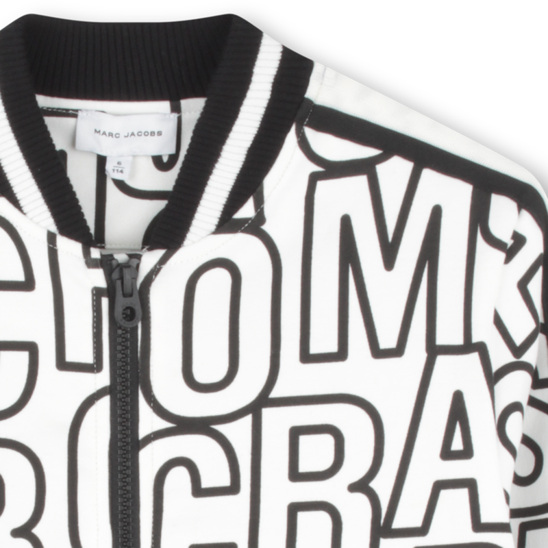 Printed zip-up cardigan THE MARC JACOBS 
                    BOY