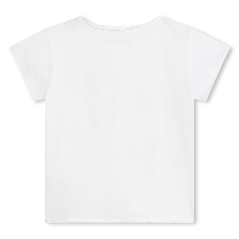 Cotton Illustration T-Shirt ZADIG & VOLTAIRE 
                    GIRL