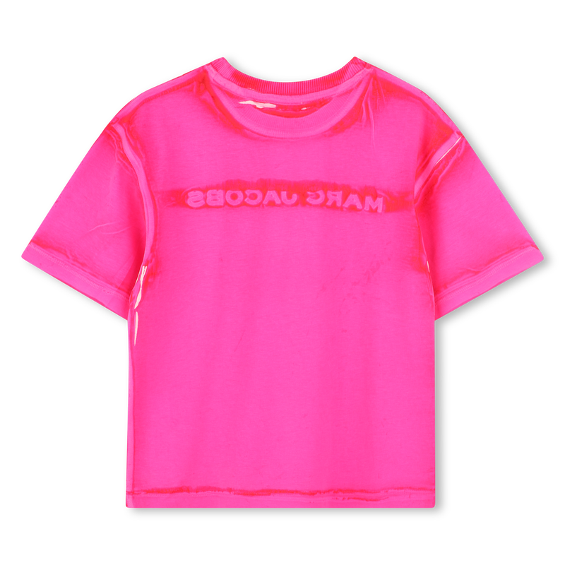 Embroidered cotton T-shirt THE MARC JACOBS 
                    UNISEX