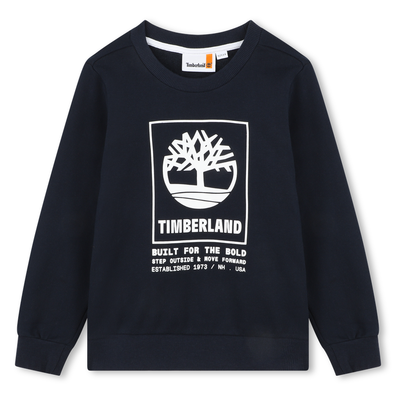 Printed Fleece Sweatshirt TIMBERLAND 
                    BOY