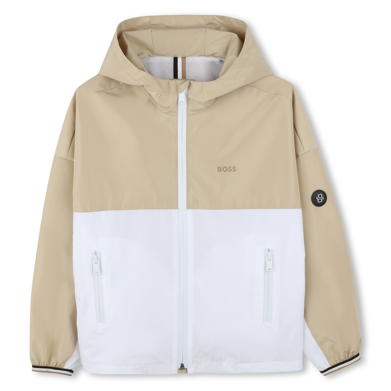 Two-tone hooded windbreaker BOSS 
                    BOY
