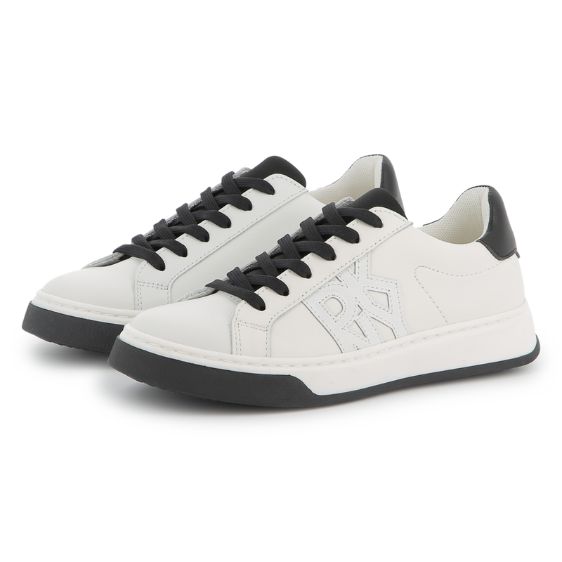 Leather lace-up sneakers DKNY 
                    UNISEX