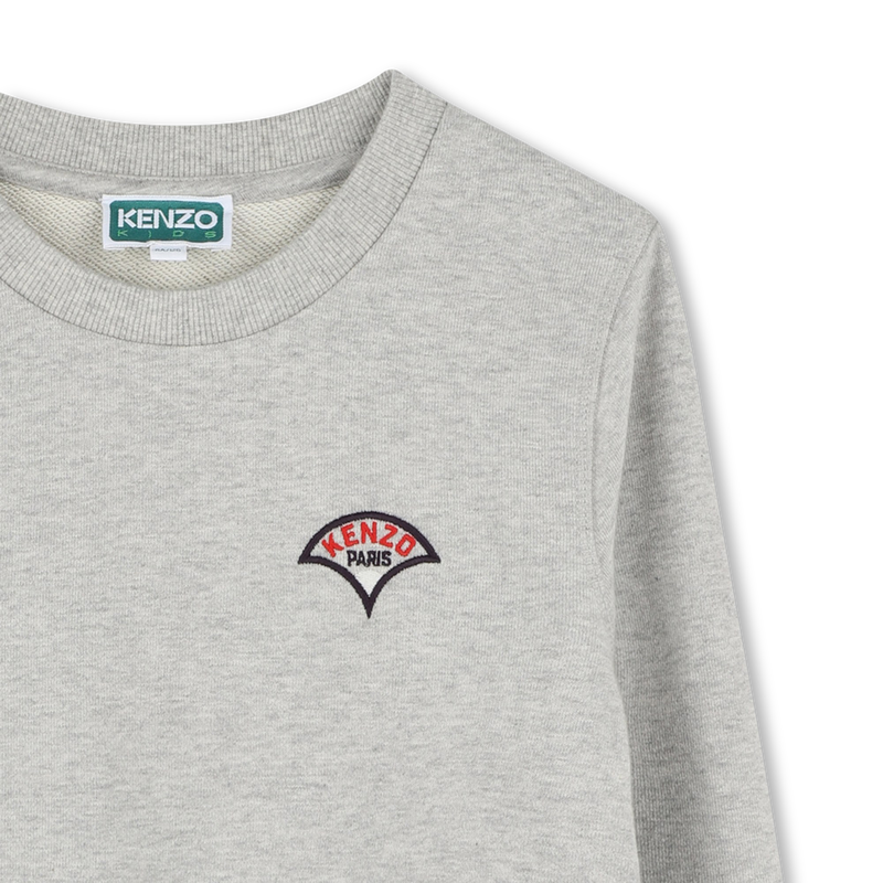 Embroidered cotton sweatshirt KENZO KIDS 
                    BOY