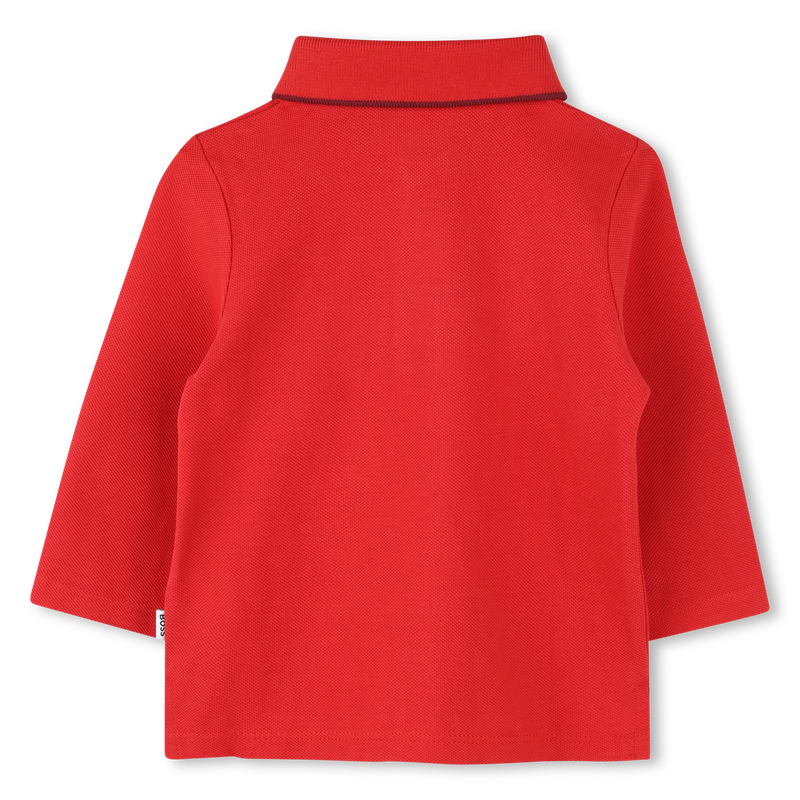 Cotton Piqué Polo BOSS 
                    BOY