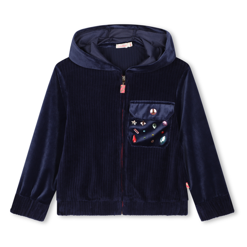 Fleece Hooded Cardigan BILLIEBLUSH 
                    GIRL