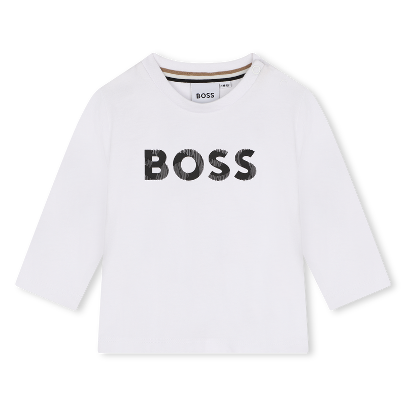 Cotton Logo T-Shirt BOSS 
                    BOY