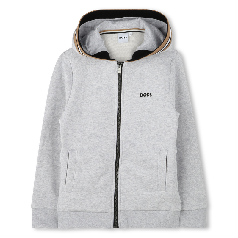 Hooded Zip-Up Cardigan BOSS 
                    BOY
