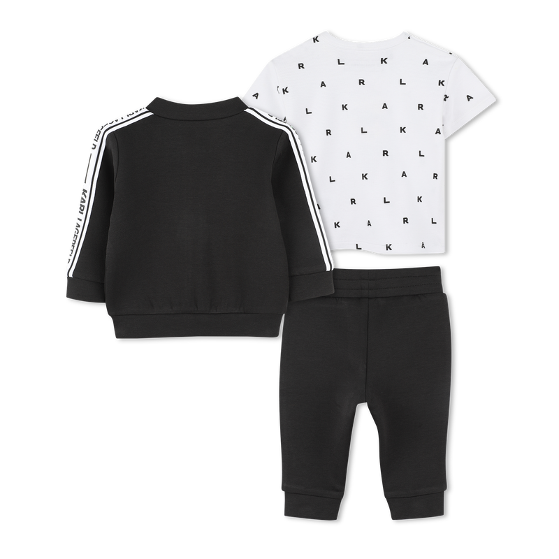 Three-piece tracksuit set KARL LAGERFELD KIDS 
                    BOY