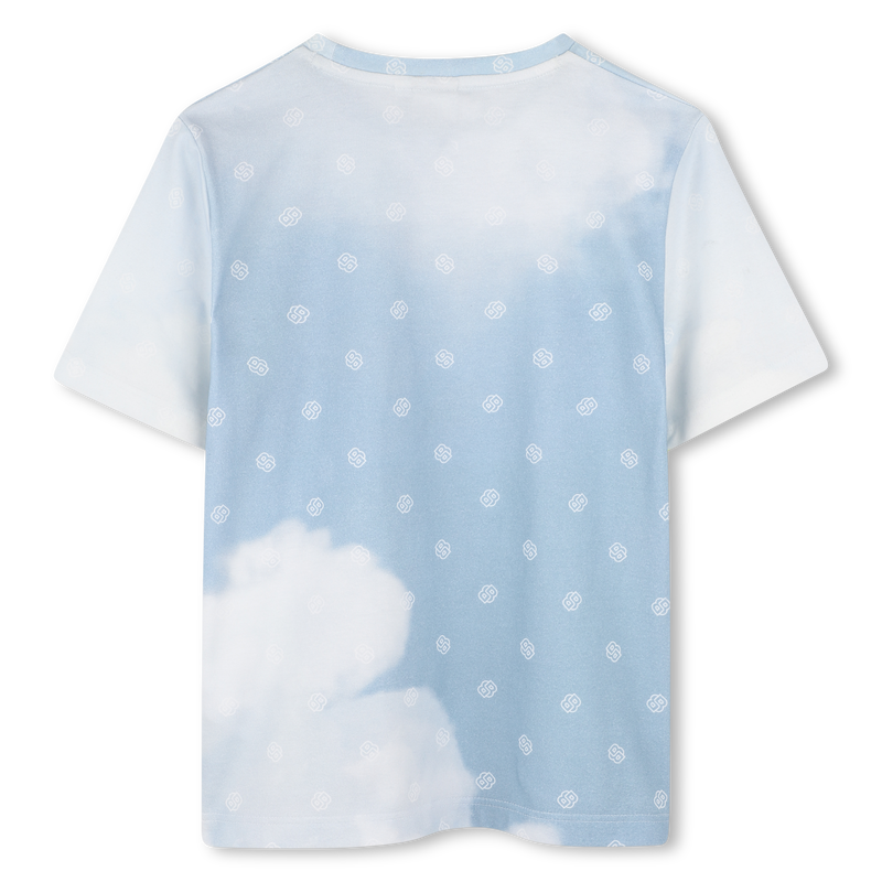 Printed cotton T-shirt BOSS 
                    BOY