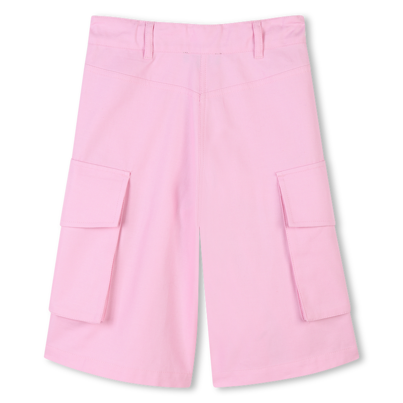Long cotton and linen shorts DKNY 
                    GIRL