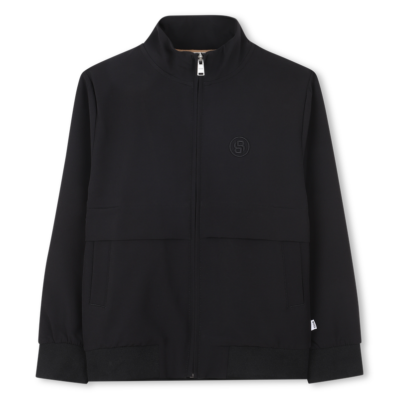 Plain zipped sweatshirt BOSS 
                    BOY