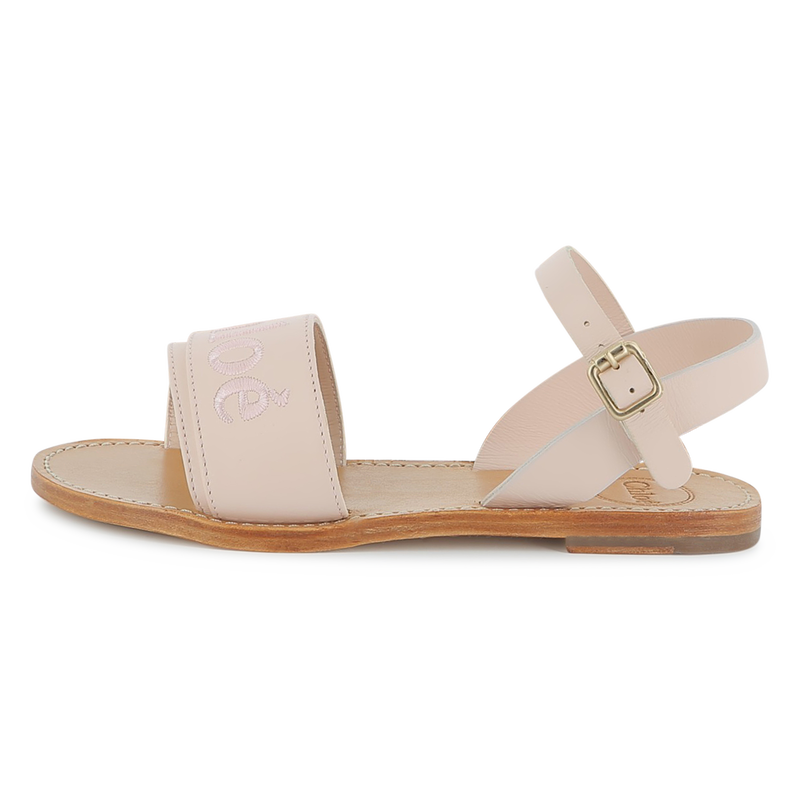 Buckled leather sandals CHLOE 
                    GIRL