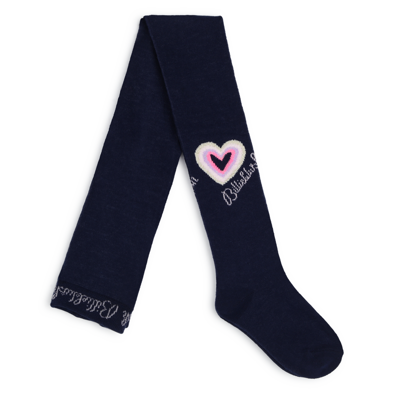 Metallic Heart Tights BILLIEBLUSH 
                    GIRL