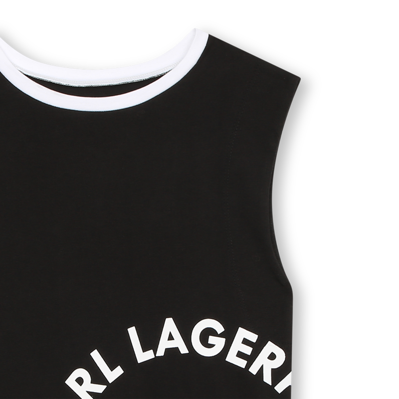 Printed Beach Dress KARL LAGERFELD KIDS 
                    GIRL