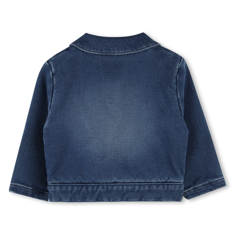 Buttoned fleece denim jacket GIVENCHY 
                    GIRL