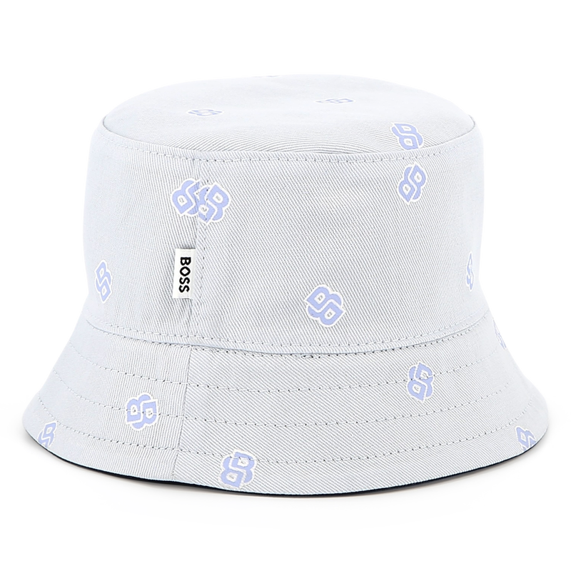 Reversible cotton bucket hat BOSS 
                    BOY