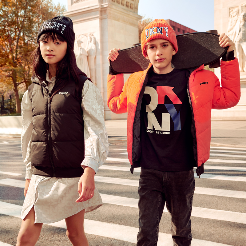Hooded Puffer Vest DKNY 
                    UNISEX