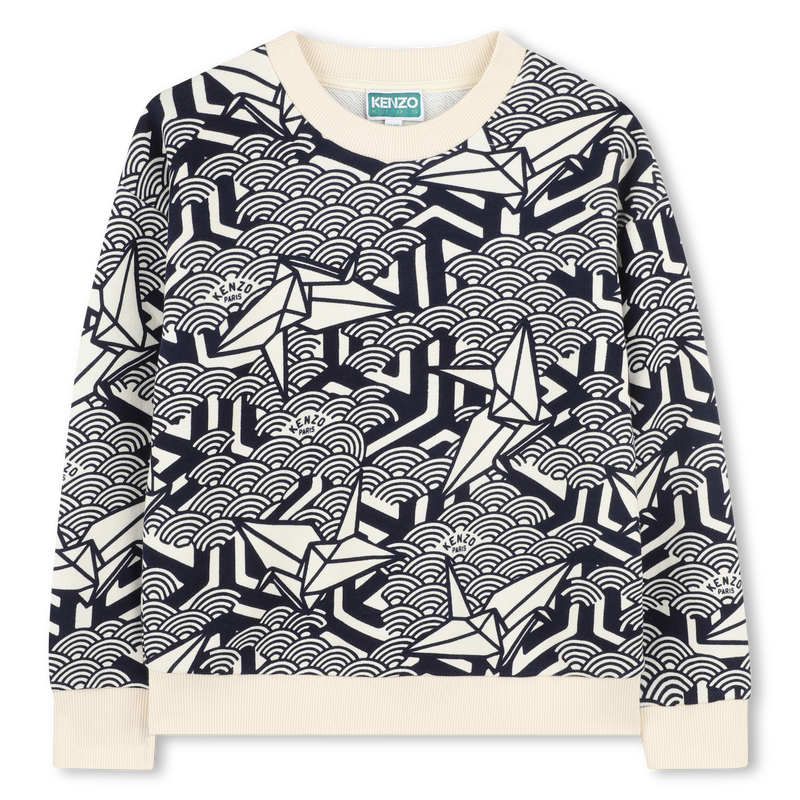 Cotton fleece sweatshirt KENZO KIDS 
                    UNISEX