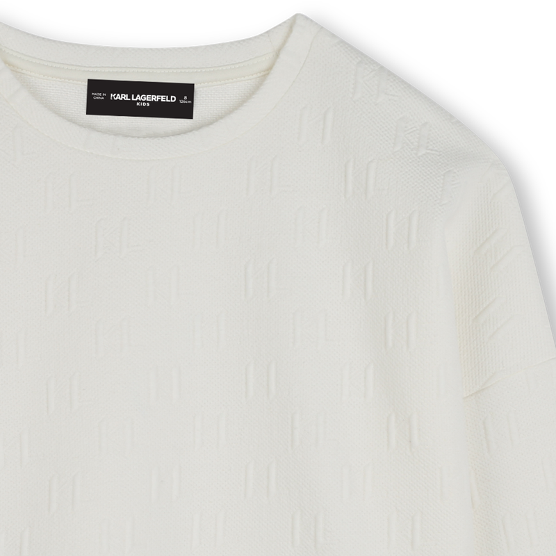 Long-sleeved sweatshirt KARL LAGERFELD KIDS 
                    GIRL