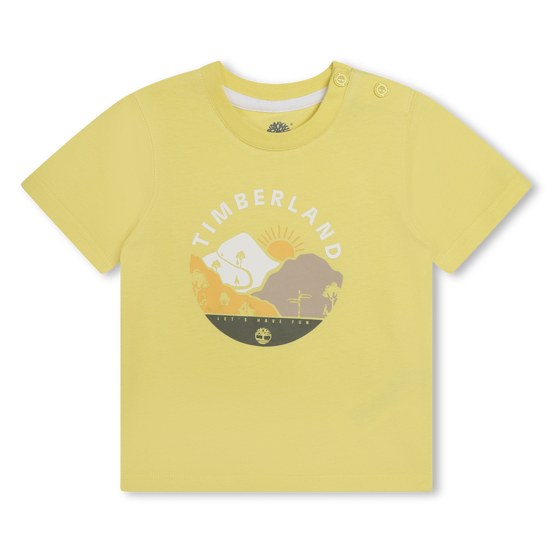 Short-Sleeved Cotton T-Shirt TIMBERLAND 
                    BOY
