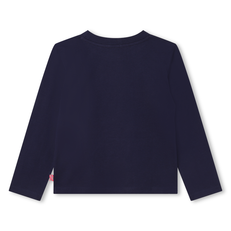 Cotton graphic long-sleeve BILLIEBLUSH 
                    GIRL