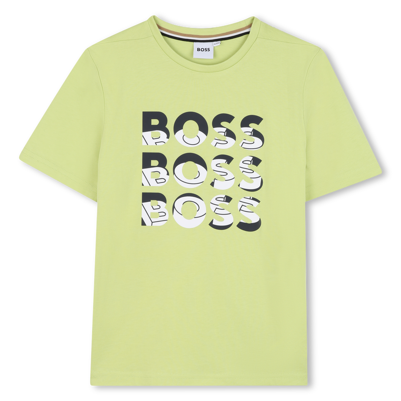 Short-sleeved cotton T-shirt BOSS 
                    BOY