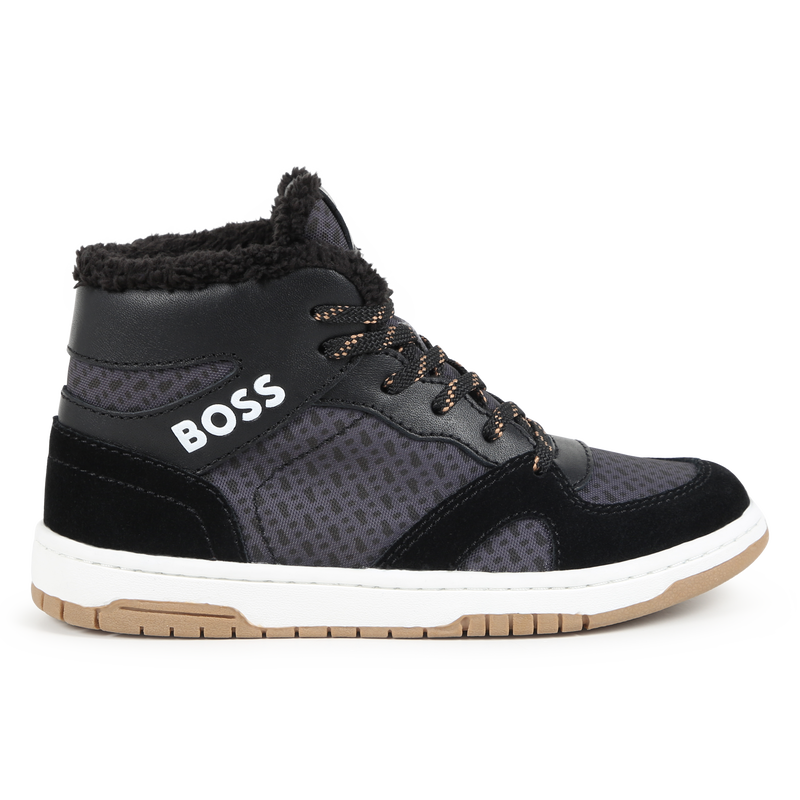 Faux-Shearling Lined Sneakers BOSS 
                    BOY